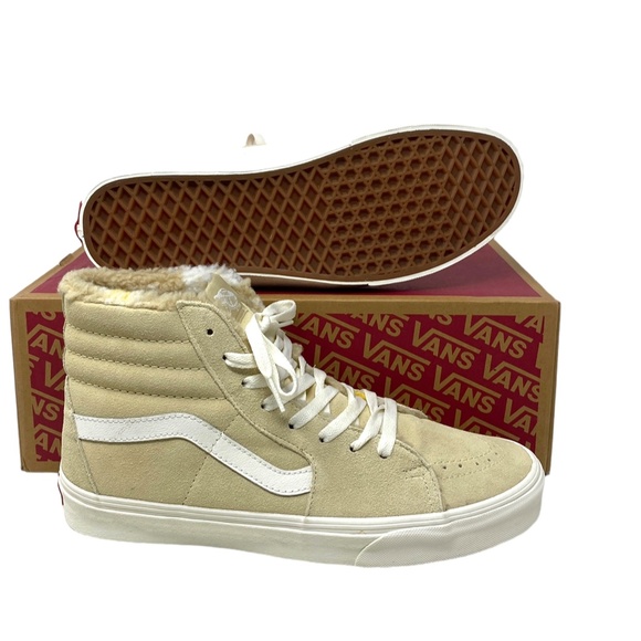 VANS Sk8-Hi Cozy Hug Biscotti Suede Men's Size Shoes Casual Sneakers VN0A7Q5NBVV - Picture 3 of 8